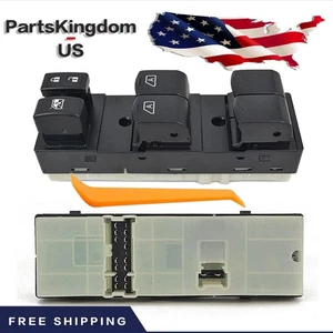 Interruptor de ventana eléctrica adecuado para Nissan Murano 2009 2010 2011-2014 lado del conductor delantero izquierdo - Imagen 1 de 6