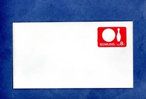 USPS BOWLING ENBOSSED ENVELOPE 1971 NEVER USED - Picture 1 of 1