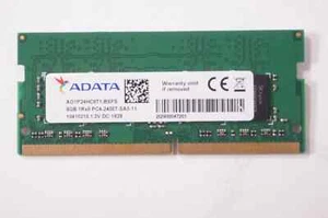 ADATA - 8GB SO-DIMM - AO1P24HC8T1-BSFS - PC4-19200 2400MHZ Laptop Memory Module - Picture 1 of 1