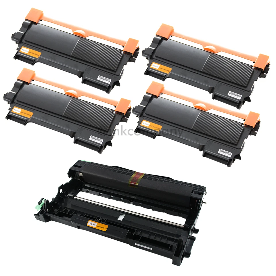 4 Toner+Trommel kompatibel zu Brother TN2220 DR2200 HL2240 HL2250DN MFC7360N MFC - Bild 1 von 1