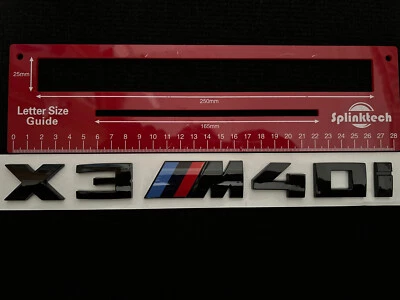 BMW X3 M40i BADGE IN GLOSS BLACK - Image 1 of 4