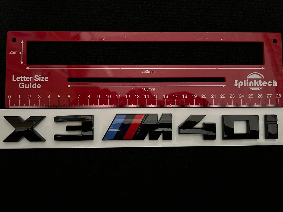 BMW X3 M40i BADGE IN GLOSS BLACK - Image 1 of 4