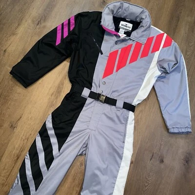 Obermeyer Rocket Ski Suit Mens One Piece Snowsuit Retro Snow Bib Vintage Small - Image 1 of 4