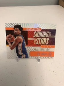 Joel Embiid ORANGE ACETATE SP 2019-20 Panini Illusions SHINING STARS 76ers #3 - Picture 1 of 3