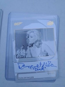 2019 Upper Deck 007 James Bond Inscription Auto #A-MN Margaret Nolan as Dink
