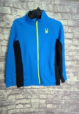 Spyder Full Zip Youth Medium M Blue Jacket Size 10/12
