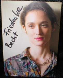 Friederike Becht, Autogramm, original signiert! Knicksicherer Versand! - Bild 1 von 1