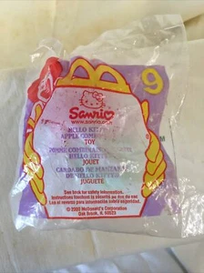 RARE 2000 Sanrio HELLO KITTY Diecut APPLE COMBO LOCK Twist Puzzle Toy NEW - Picture 1 of 3
