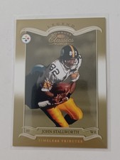 2003 Donruss Classics #132 John Stallworth timeless tributes #019/150 Steelers