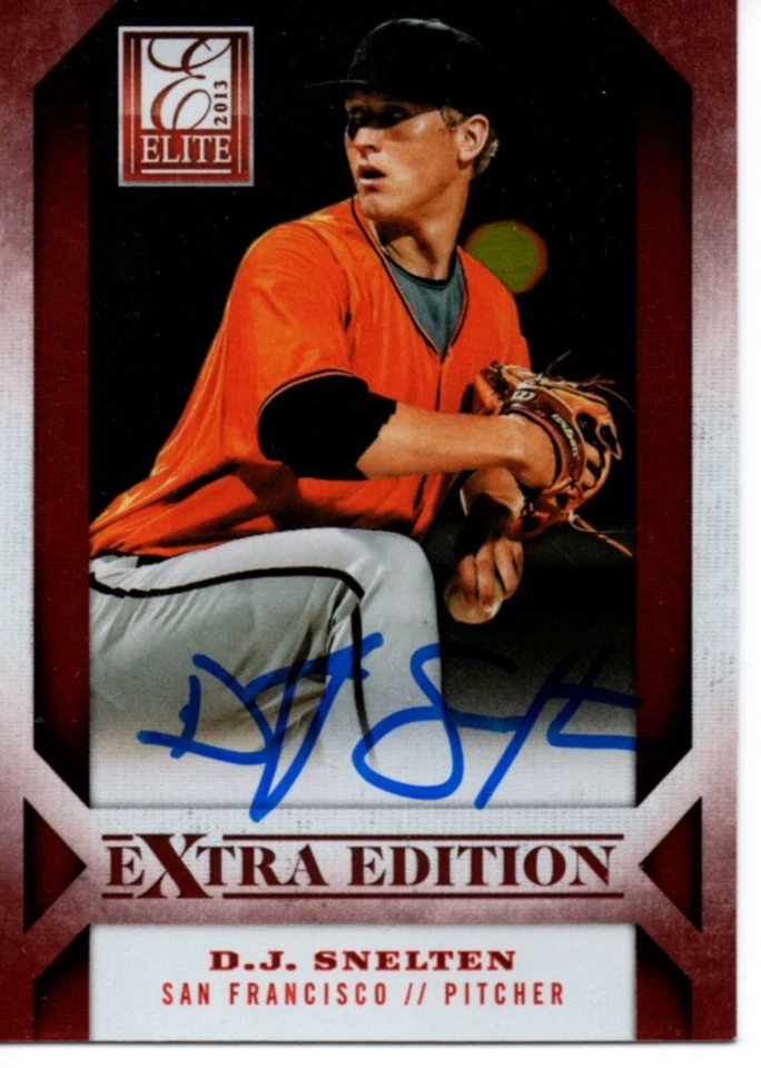 D.J. Snelten San Francisco Giants 2013 Panini Elite Signed Card - Image 1 of 1