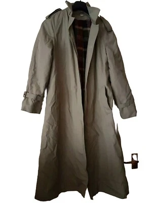 UK14 Fleece Lined 42"Long Winter Trenchcoat Coat Jacket Top SALE  - Image 1 of 4