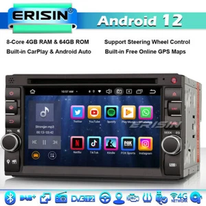 Android 14 64GB 8-Core 2 Din Autoradio GPS DVD Stereo BT 5.0 DAB+TNT DSP CarPlay - Bild 1 von 13