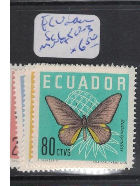 Mariposa Ecuador SC 680-3 MNH (4gzq) Foto 1 de 1