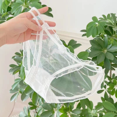 Sweet Girls Sexy Panties Briefs Lady Sheer Underwear Low Waist Underpant Panty - Image 1 of 4