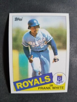 1985 Topps FRANK WHITE card # 743  [card 16] - Image 1 of 2