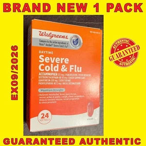 Walgreens Daytime Severe Cold & Flu SOFTGEL - 24Ct EX09/2026 - Picture 1 of 1