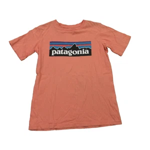 Patagonia Shirt Boys Medium Short Sleeve Casual Crew Neck Outdoor Lightweight - Picture 1 of 10