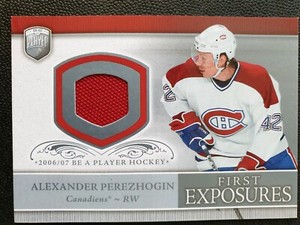 2006-07 Be A Player Portraits First Exposures FEAP Alexander Perezhogin