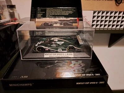 MINICHAMPS BENTLEY EXP SPEED 8 2002 Edizione Limitata 5555 Pezzi - Immagine 1 di 2
