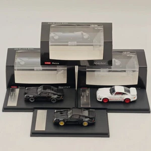 Master Porsche 930 Turbo Black Bird Diecast Coche Juguetes Colección Regalo 1/64 - Imagen 1 de 21