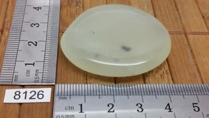 SERPENTINE qualité AA galet pierre plate - mineraux lithotherapie massage reiki - Picture 1 of 1