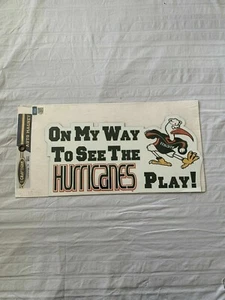 Miami Hurricanes NCAA Car Magnet 12" Fremont Die - Picture 1 of 1