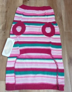 Neu mit Etikett Companion Road Gr. XL Hundepullover magenta rosa Streifen Pullover Strick *LESEN* - Bild 1 von 5