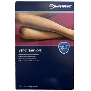 BAUERFEIND VENOTRAIN LOOK MEDICAL COMPRESSION STOCKING CCL1 XL PLUS LONG BLACK - Bild 1 von 5