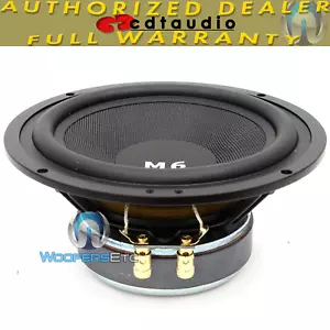 M6i SINGLE CDT AUDIO 6.5" MID-WOOFER SUBWOOFER CAR SPEAKER HD-M6i MIDBASS NEW - Picture 1 of 4