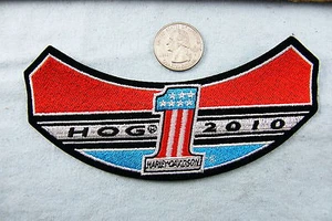 2010 HOG HARLEY DAVIDSON OWNERS GROUP ROCKER BIKER VEST PATCH - Picture 1 of 2