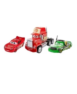 Disney/Pixar Cars 3 Racing Confezione da 3 Veicoli Deluxe Die-Cast Nuovi - Foto 1 di 3