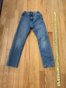 Crewcuts Girls Blue Denim Stretch Jeans Size 7 Casual Preppy - Picture 1 of 5