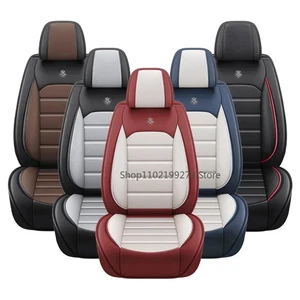 Autositzbezüge aus PU-Leder – Komplettes Set, vorne und hinten, 4 Jahreszeiten, - Bild 1 von 24