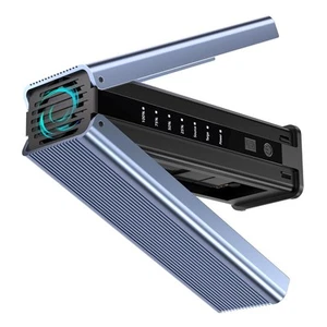 NVMe M.2-Duplikator mit Lüfter, 8 TB Dual-Bay Offline-Klongehäuse, 10 Gbit/1961 - Bild 1 von 7
