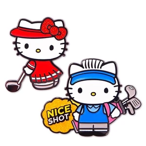 Licensed Hello Kitty & Daniel Golf Marker, Clip-on/Magnetic (Hello ... ore order - Picture 1 of 9