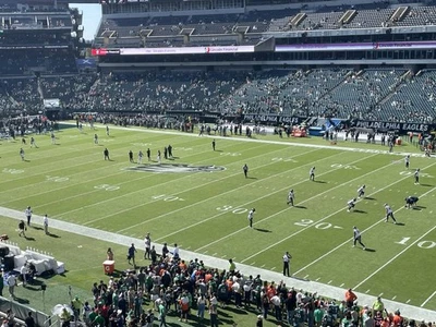 2 PHILADELPHIA EAGLES SEASON TICKETS SBL RIGHTS CLUB SEATS C26 *ROW 2* - Image 1 of 4