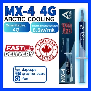 MX-4 Thermal Paste 4 grams CPU GPU Laptop, PC Cooling Grease Compound Heatsink - Afbeelding 1 van 13