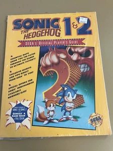 Sonic The Hedgehog 1 & 2 Sega's Official Player's Guide Book, 1993, NUEVO Y PRECINTADO - Imagen 1 de 6