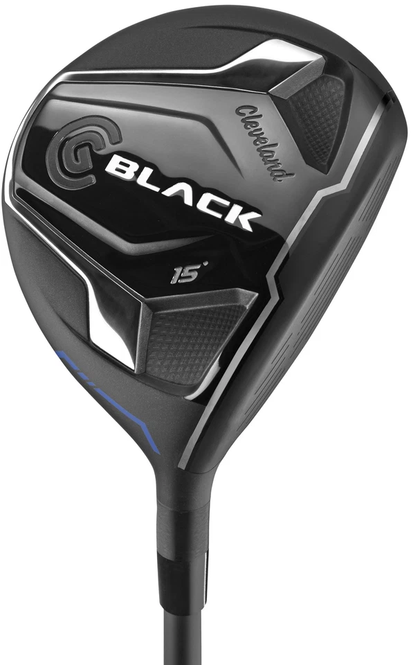 Left Handed Cleveland CG Black 15* 3 Wood Regular Mitsubishi Bassara E45 Value - Image 1 of 1