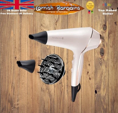 Remington Proluxe Ionic Hairdryer with Styling Shot and Intelligent OPTIHeat - Image 1 of 3