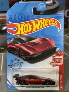 2020 Hot Wheels Aston Martin Vulcan Target Red Exclusive “Crack Blister” - Picture 1 of 9