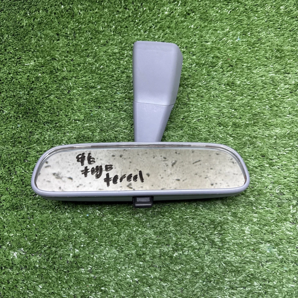 88-00 COROLLA 94-99 CELICA 91-96 TERCEL One Used Rear View Mirror Gray Color - Image 1 of 4