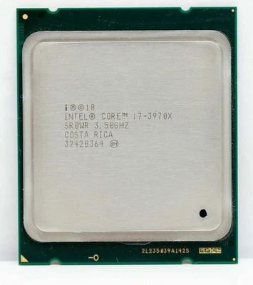Procesador CPU Intel Core i7-3970X 3,5 GHz 15 MB 6 núcleos 150 W SR0WR LGA2011 Foto 1 de 4