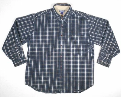 Vintage STRUCTURE Shirt Men’s Heavy Long Sleeve Plaid Flannel Size XL (26X31) - Image 1 of 4