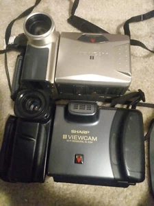 Sharp Viewcam VL-A10U & VL-E34U Camcorder Untested No Power Cord As Is - Picture 1 of 4