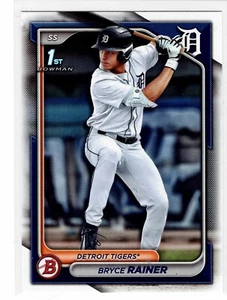 Bryce Rainer Tigres de Detroit 2024 Bowman Draft 1er Bowman ** - Imagen 1 de 2
