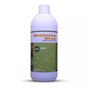 MASTERLINE NITRATE 1000 ml FERTILIZZANTE NO3 NITRATO AZOTO CONCIME ACQUARIO - Foto 1 di 1