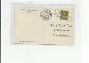 Schweiz / Mi.-Nr. 203 / 16.X.25 LOCARNO (Letzttags-S.-Stempel der Type III) auf  - Bild 1 von 2