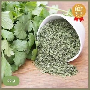 Getrocknete Korianderblätter | Korianderblätter grünes Kraut | 50g | Premium Qualität - Bild 1 von 2