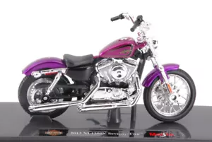 Coche Moto Diecast Harley Davidson XL 1200V Escala 1:18 Miniaturas - Imagen 1 de 1